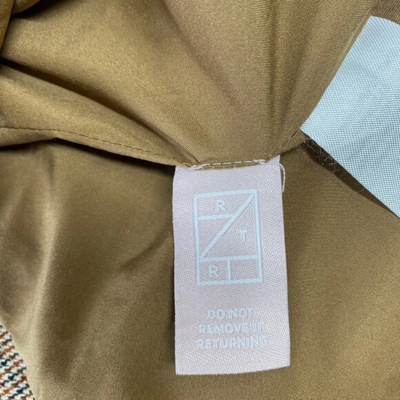 Derek Lam 10 Crosby × RTR Plaid Collarless Jacket – Size 2 (NWT) - Picture 13 of 13